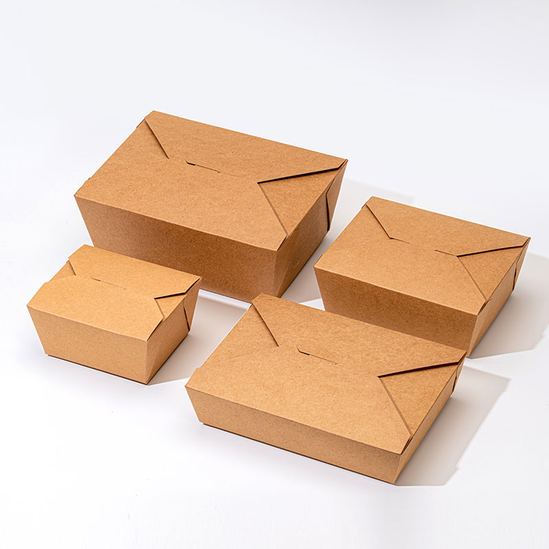 Caja de papel de almuerzo