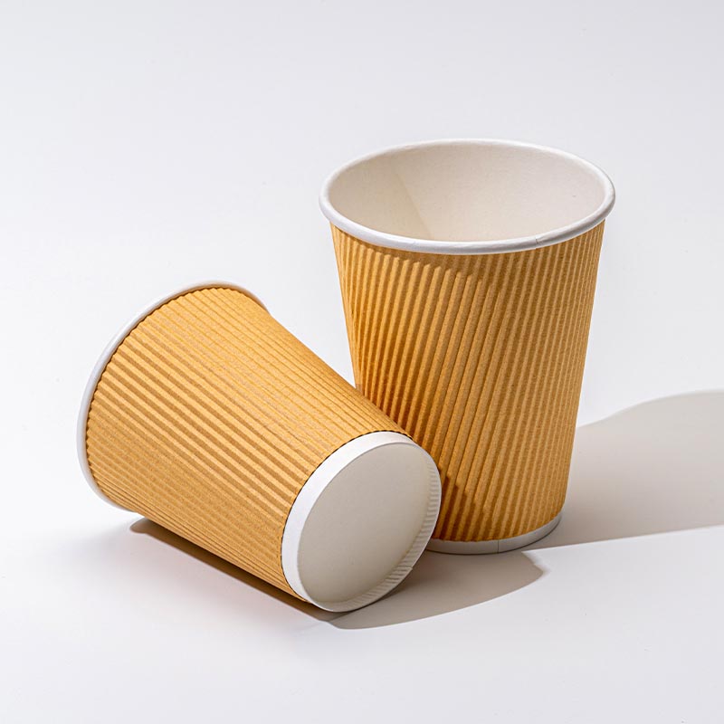 Copa de papel de pared de ondulación